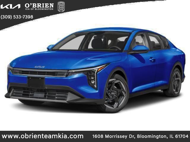 Deep Sea Blue 2025 Kia K4 EX FWD Sedan Front-Wheel Drive Continuously Variable Transmission