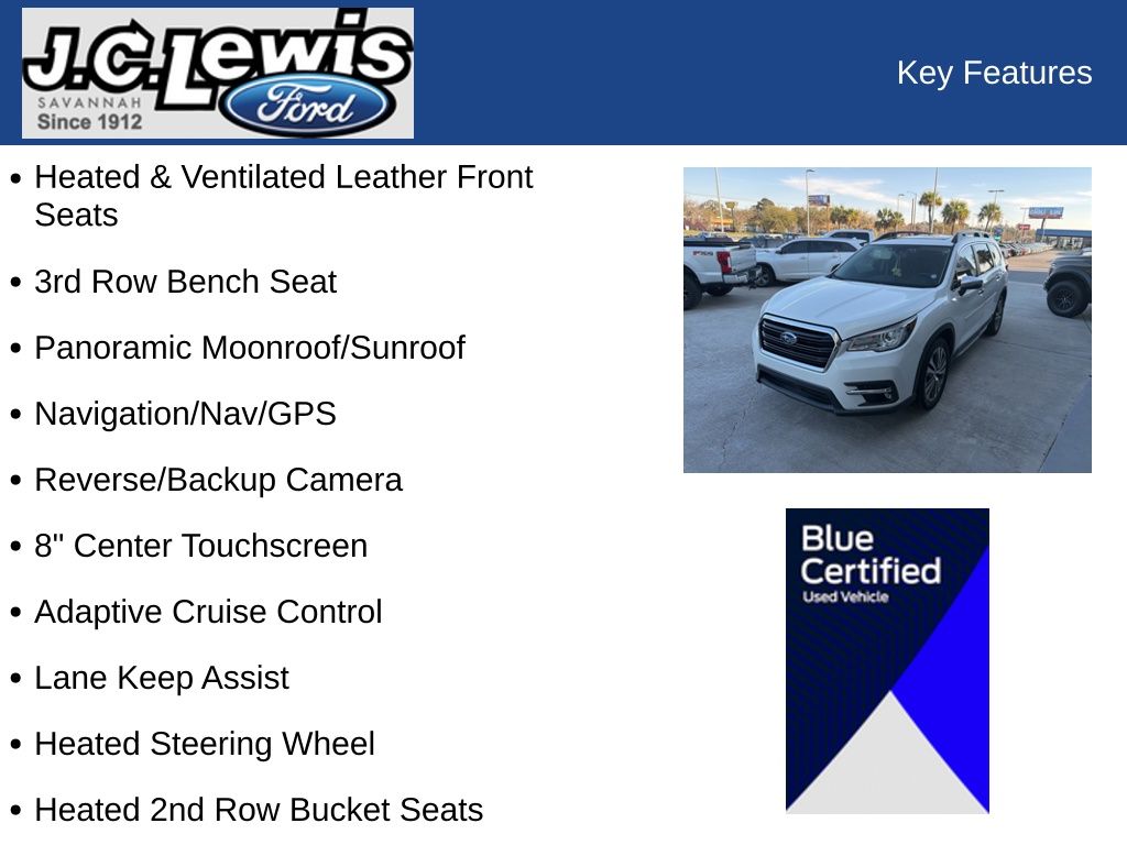 2019 Subaru Ascent Touring