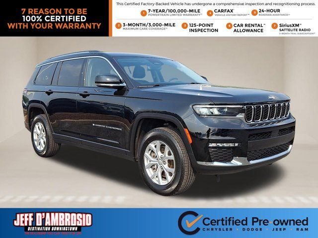 Diamond Black 2023 Jeep Grand Cherokee L SUV / Crossover Four-Wheel Drive 8-Speed Automatic