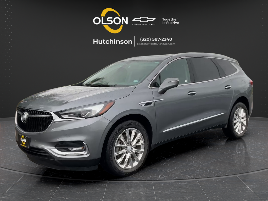 Gray (Satin Steel Metallic) 2018 Buick Enclave SUV / Crossover Four-Wheel Drive 9-Speed Automatic