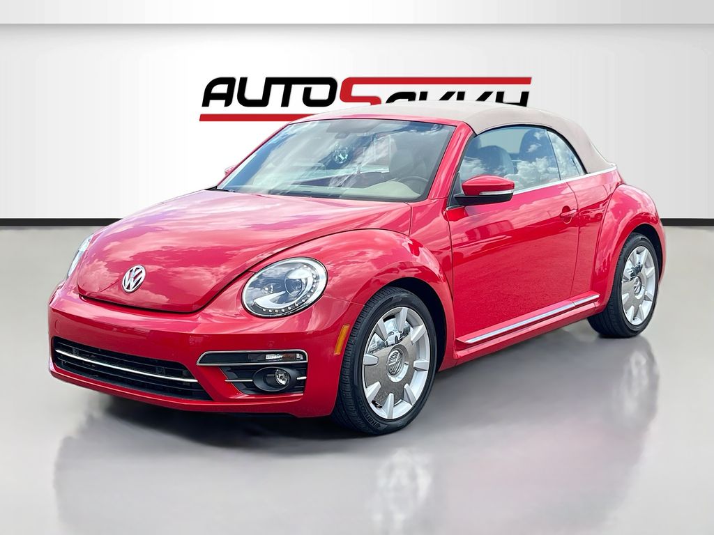 2019 Volkswagen Beetle Convertible 2.0T SE Red at AutoSavvy Houston Southwest