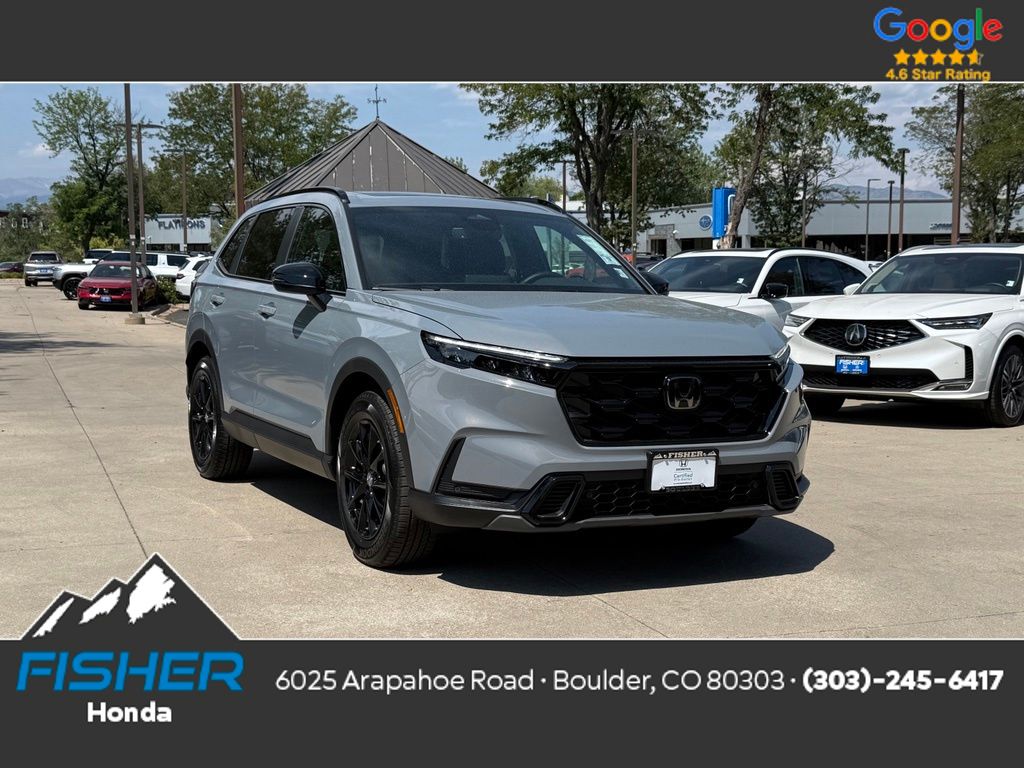 Gray 2026 Honda CR-V Hybrid SUV / Crossover All-Wheel Drive Continuously Variable Transmission