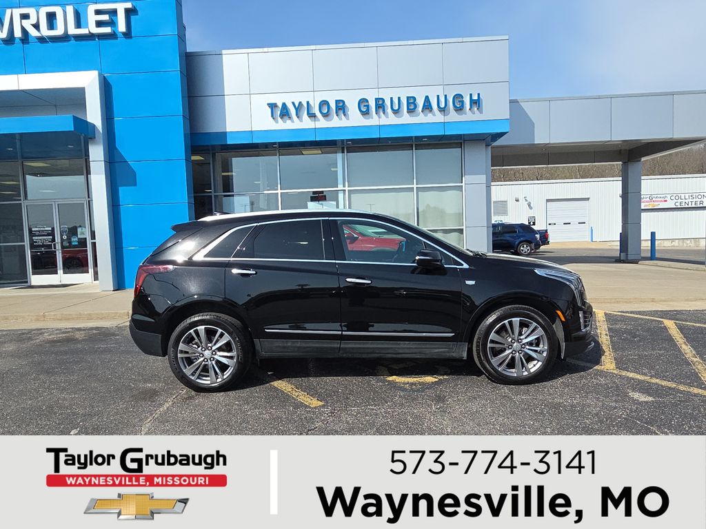 Stellar Black Metallic 2025 Cadillac XT5 Premium Luxury AWD SUV / Crossover Four-Wheel Drive 9-Speed Automatic