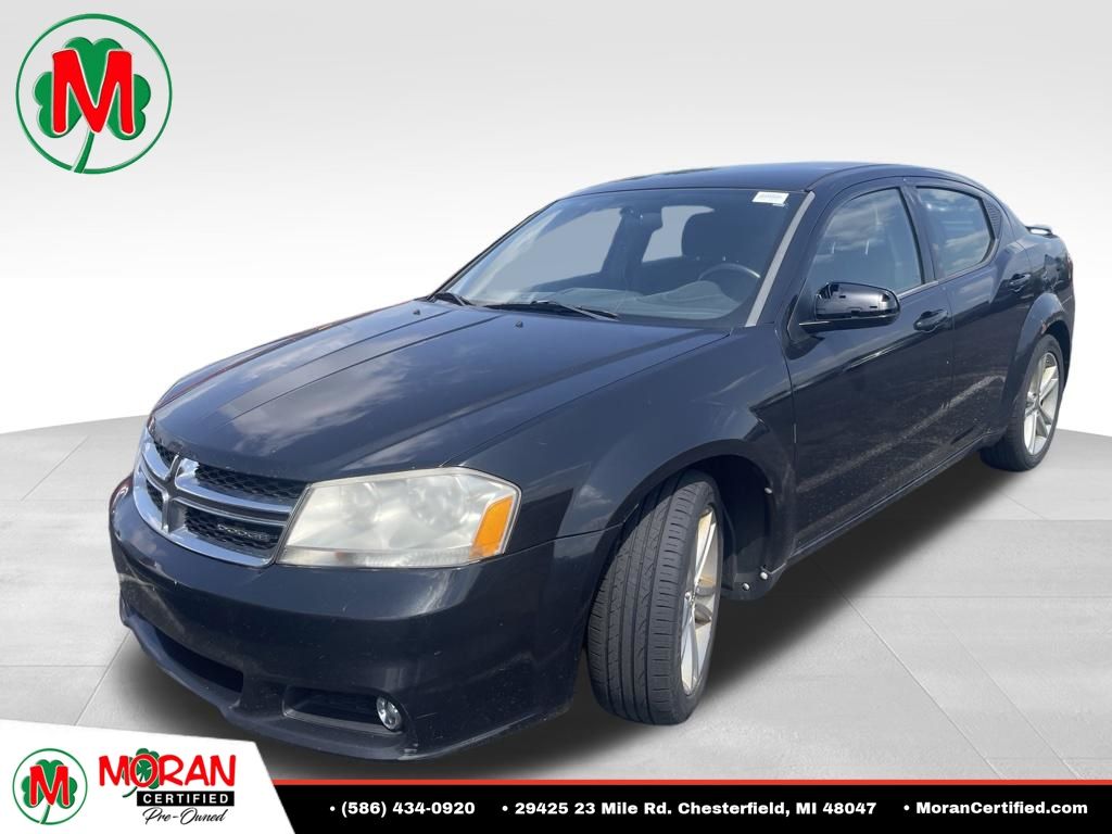 Brilliant Black Crystal Pearl 2011 Dodge Avenger Sedan Front-Wheel Drive 6-Speed Automatic