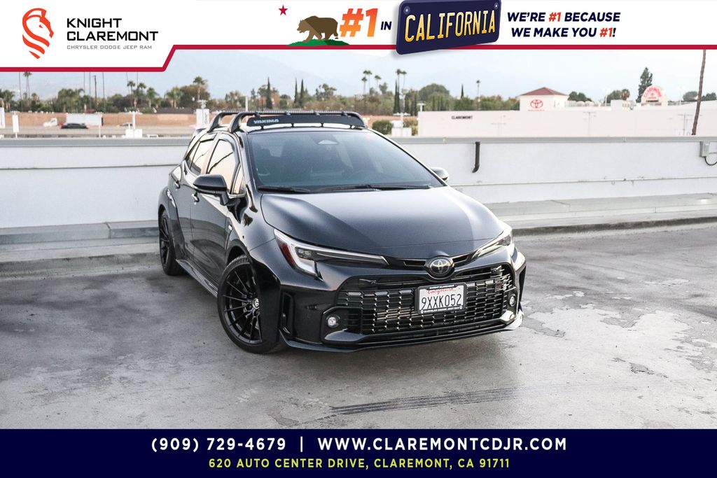 Black 2024 Toyota GR Corolla Hatchback All-Wheel Drive 6-Speed Manual