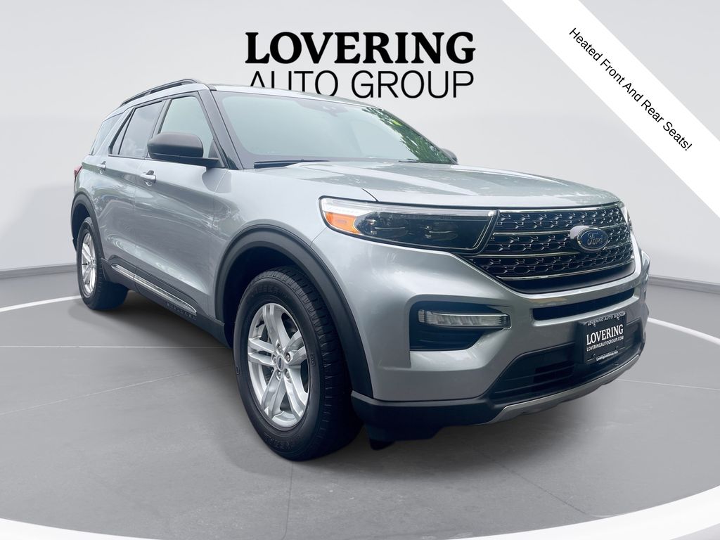 Silver Metallic 2020 Ford Explorer SUV / Crossover All-Wheel Drive Automatic