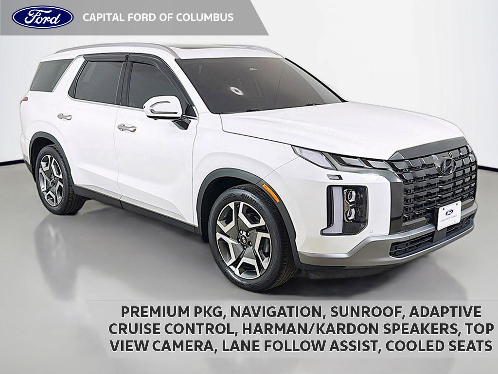 Hyper White 2023 Hyundai Palisade SUV / Crossover All-Wheel Drive 8-Speed Automatic