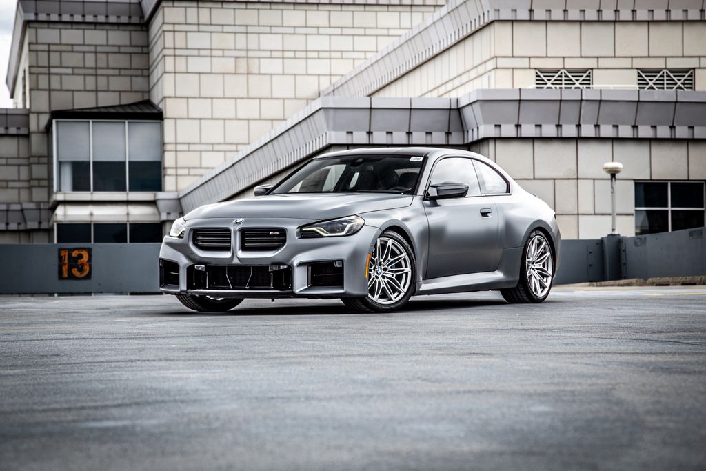 Gray (Frozen Pure Grey Metallic) 2026 BMW M2 RWD Coupe Rear-Wheel Drive 6-Speed Manual
