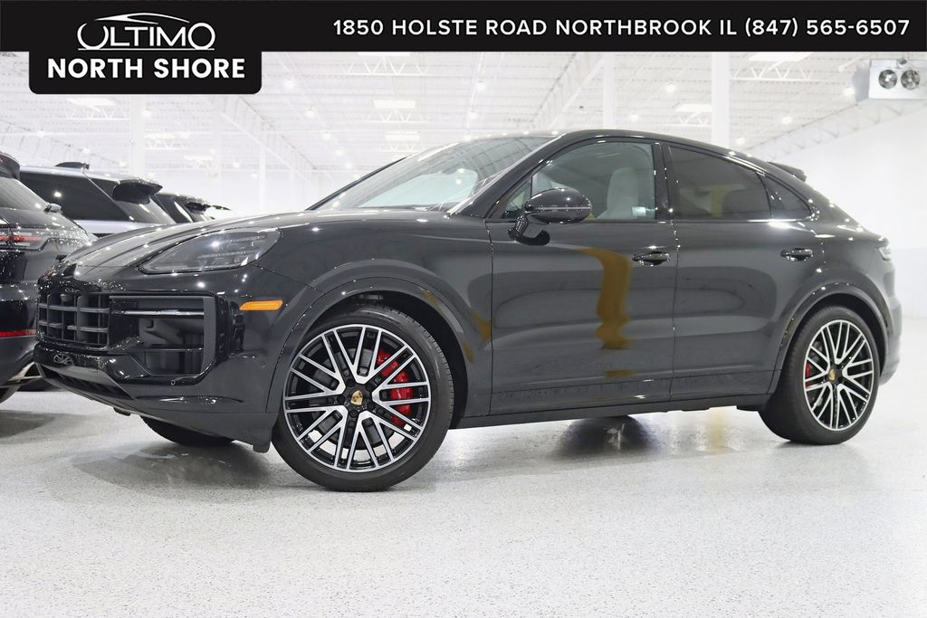 Chromite Black Metallic 2024 Porsche Cayenne Coupe S AWD Coupe All-Wheel Drive 8-Speed Automatic