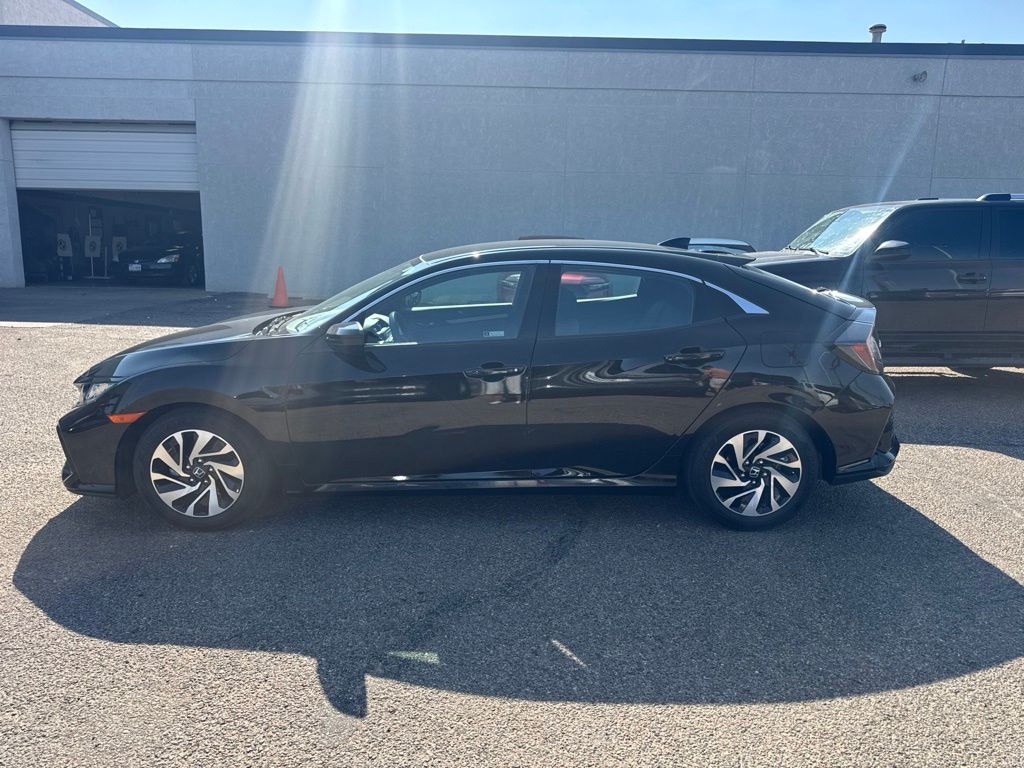 Black 2019 Honda Civic Hatchback Hatchback Front-Wheel Drive Continuously Variable Transmission