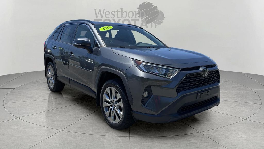 Magnetic Gray Metallic 2019 Toyota RAV4 XLE Premium AWD SUV / Crossover All-Wheel Drive 8-Speed Automatic