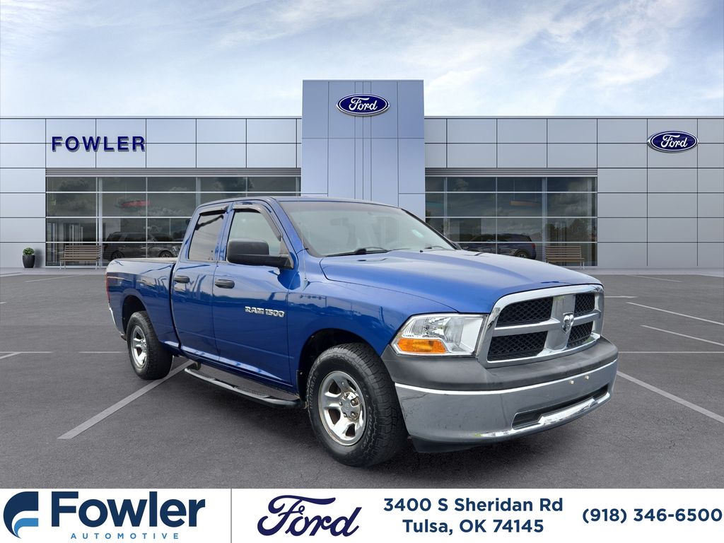 Deep Water Blue Pearlcoat 2011 RAM 1500 Pickup Truck 4X2 5-Speed Automatic