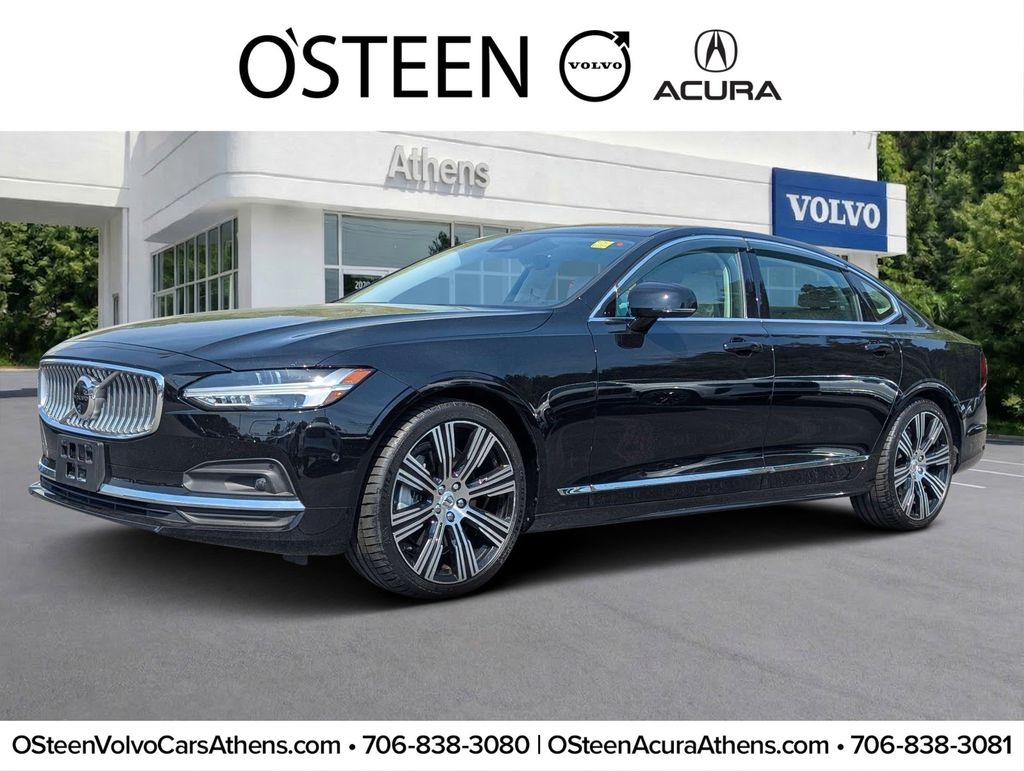 Onyx Black Metallic 2024 Volvo S90 B6 Ultimate AWD Sedan All-Wheel Drive Automatic