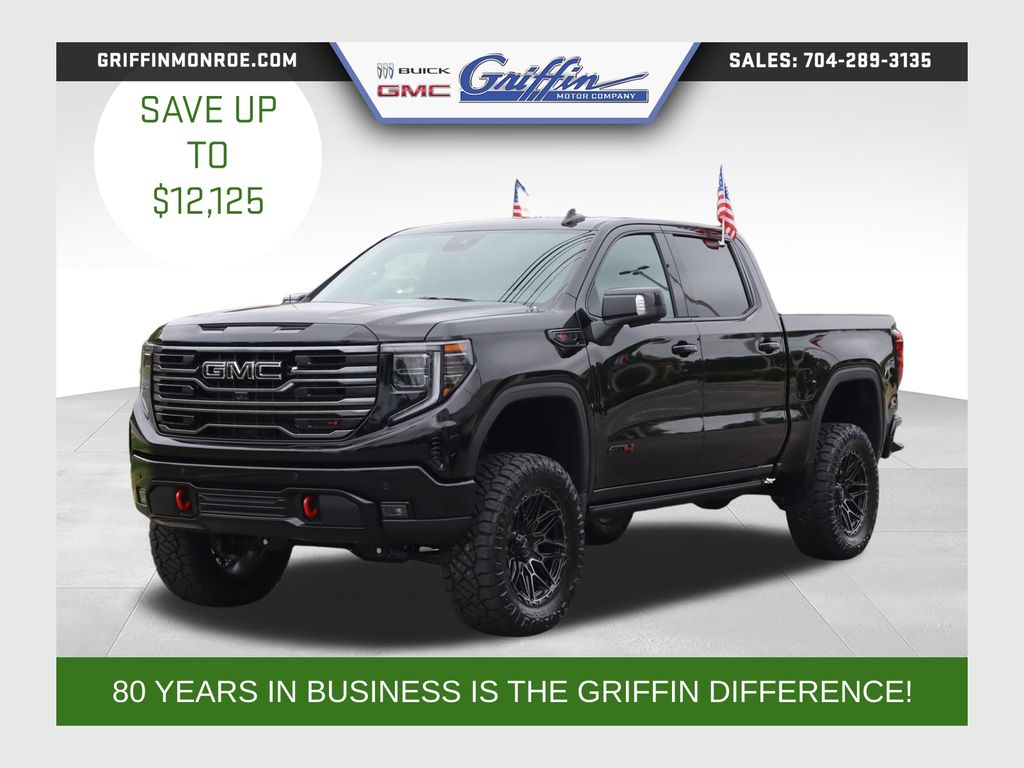 Onyx Black 2026 GMC Sierra 1500 Pickup Truck Four-Wheel Drive Automatic