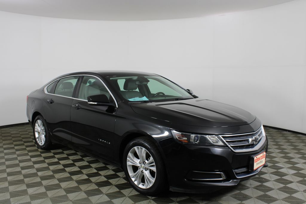 Black 2015 Chevrolet Impala Sedan Front-Wheel Drive 6-Speed Automatic Overdrive