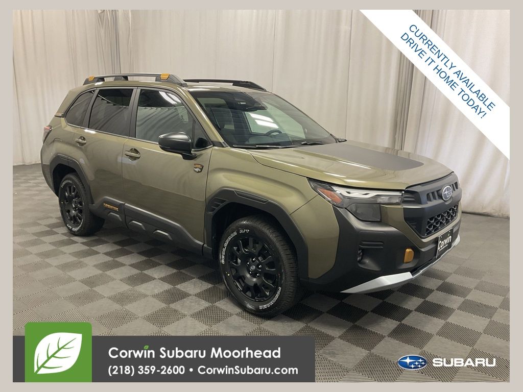 Green Metallic 2026 Subaru Forester SUV / Crossover All-Wheel Drive Continuously Variable Transmission