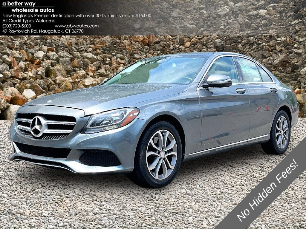 Gray 2017 Mercedes-Benz C-Class Sedan All-Wheel Drive 7-Speed Automatic