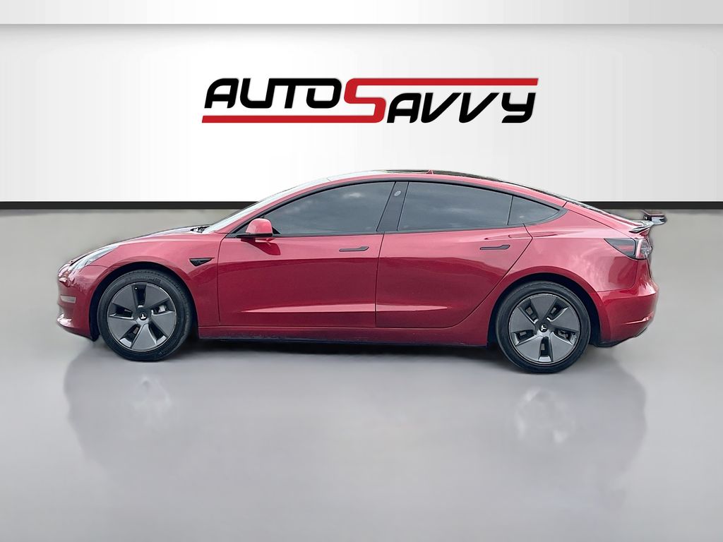 Used 2022 Red Tesla Base image 4