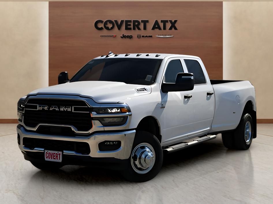 Bright White Clearcoat 2026 RAM 3500 Tradesman Crew Cab LB DRW 4WD Pickup Truck Four-Wheel Drive 8-Speed Automatic