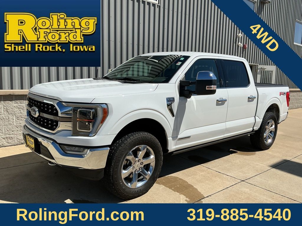 Oxford White 2021 Ford F-150 King Ranch SuperCrew 4WD Pickup Truck Four-Wheel Drive Automatic