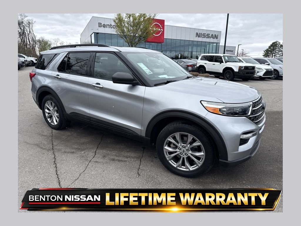 Silver 2020 Ford Explorer XLT AWD SUV / Crossover All-Wheel Drive Automatic