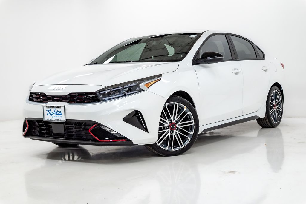 Snow White Pearl 2023 Kia Forte GT FWD Sedan Front-Wheel Drive 7-Speed Automatic