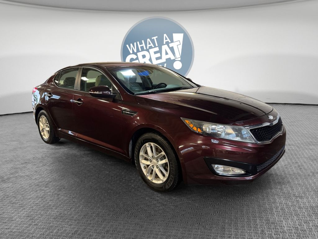 Dark Cherry Pearl Metallic 2013 Kia Optima Sedan Front-Wheel Drive 6-Speed Automatic