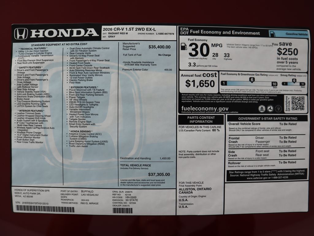 Thumbnail: 2026 Honda CR-V - 9