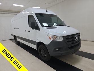 White 2023 Mercedes-Benz Sprinter Cargo 3500XD 170 High Roof Extended RWD Van Rear-Wheel Drive 9-Speed Automatic