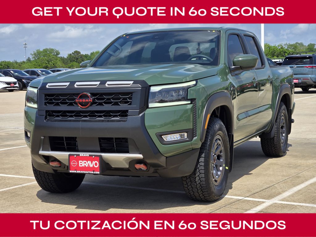 2026 Nissan Frontier PRO-X Green at Central Houston Nissan