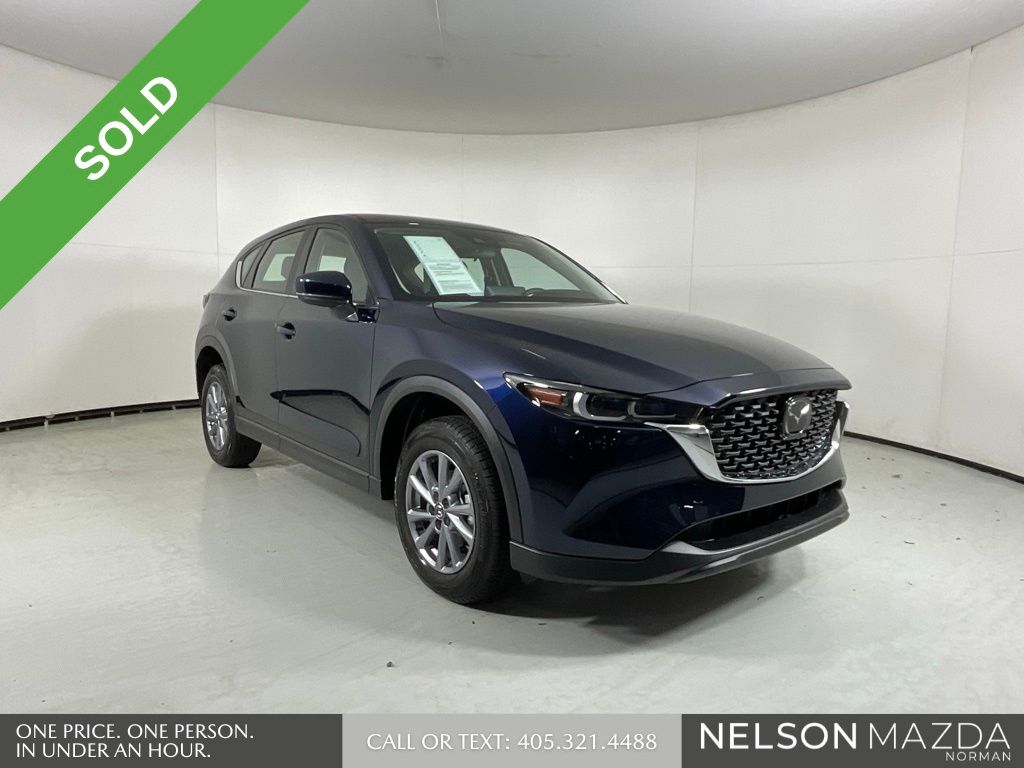 Deep Crystal Blue Mica 2025 Mazda CX-5 2.5 S AWD SUV / Crossover All-Wheel Drive 6-Speed Automatic