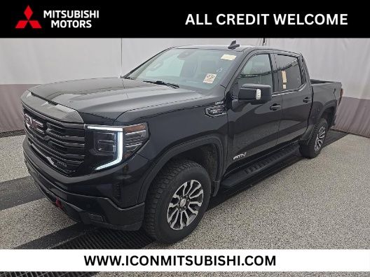 Onyx Black 2022 GMC Sierra 1500 AT4 Crew Cab 4WD Pickup Truck Four-Wheel Drive Automatic