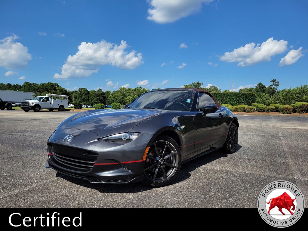 Machine Gray 2018 Mazda MX-5 Miata Convertible Rear-Wheel Drive 6-Speed Automatic