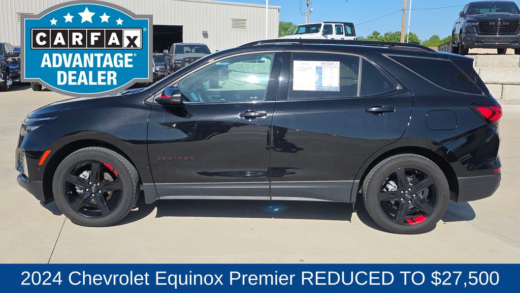 Used 2024 Chevrolet Equinox Premier with VIN 3GNAXNEG2RL255422 for sale in Kansas City