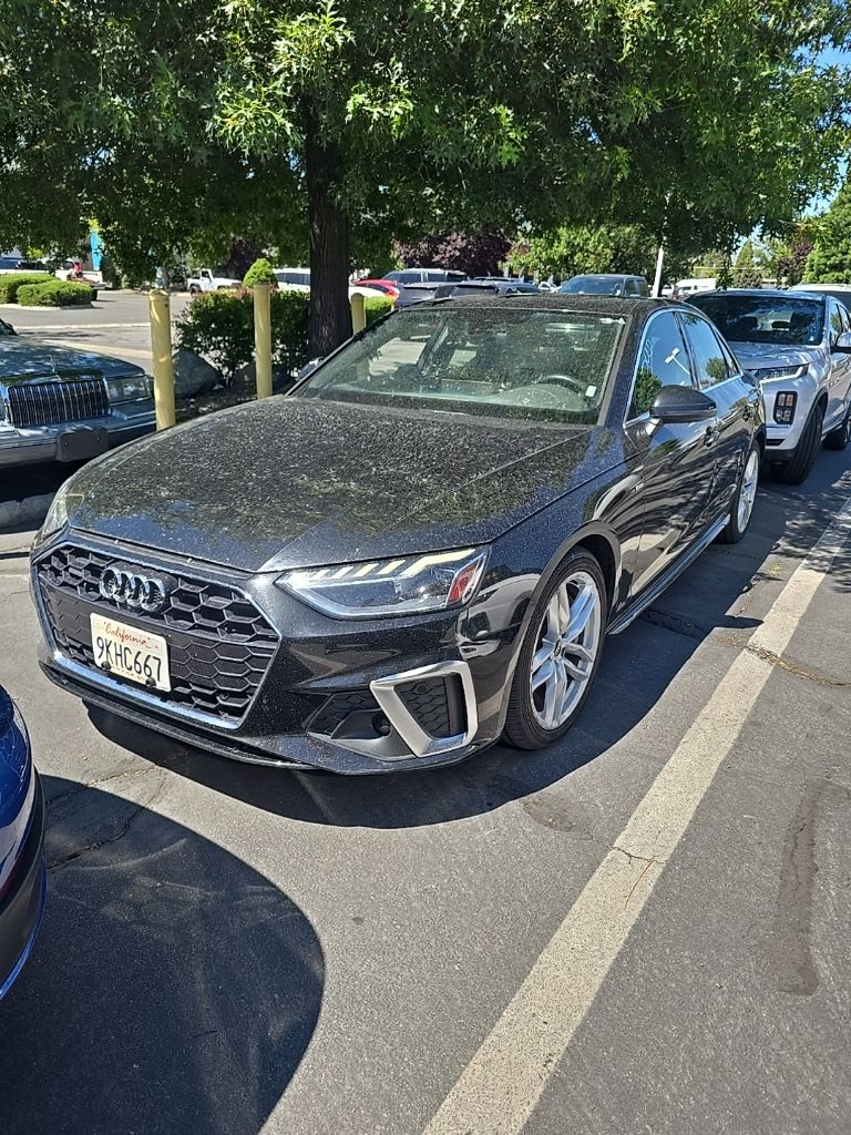 Black 2024 Audi A4 Sedan All-Wheel Drive 7-Speed Automatic