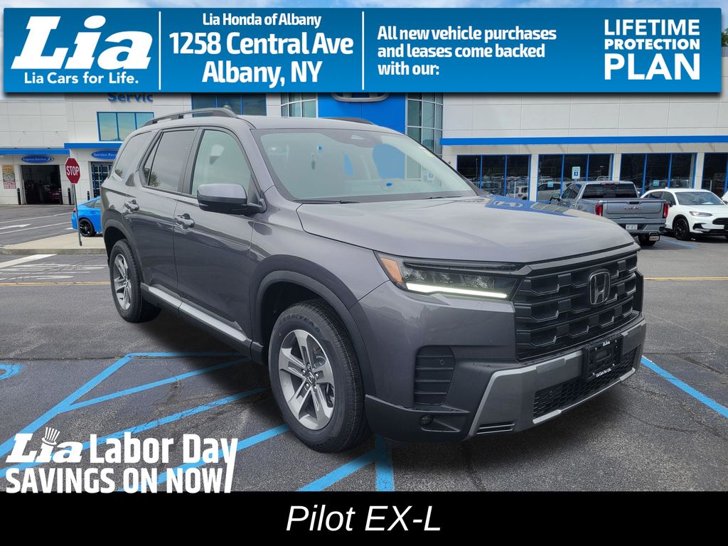 Gray (Modern Steel Metallic) 2026 Honda Pilot SUV / Crossover All-Wheel Drive Automatic