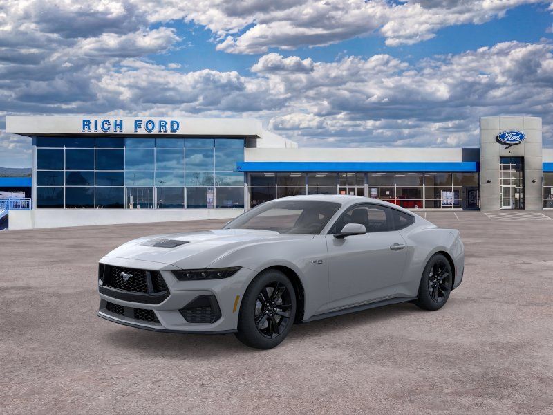 Avalanche Gray 2026 Ford Mustang Coupe Rear-Wheel Drive Automatic