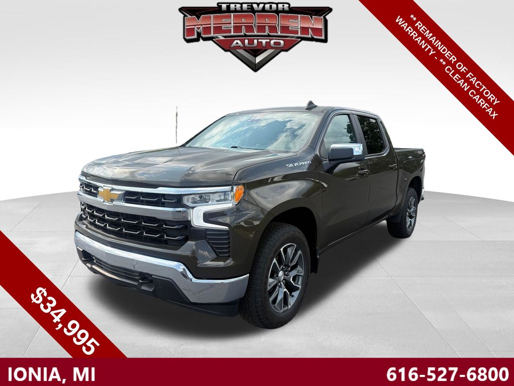 Harvest Bronze Metallic 2023 Chevrolet Silverado 1500 Pickup Truck Four-Wheel Drive 8-Speed Automatic
