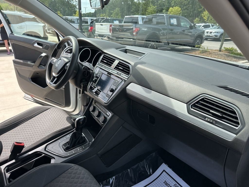 2019 Pure White Volkswagen Tiguan 2.0T S FWD SUV