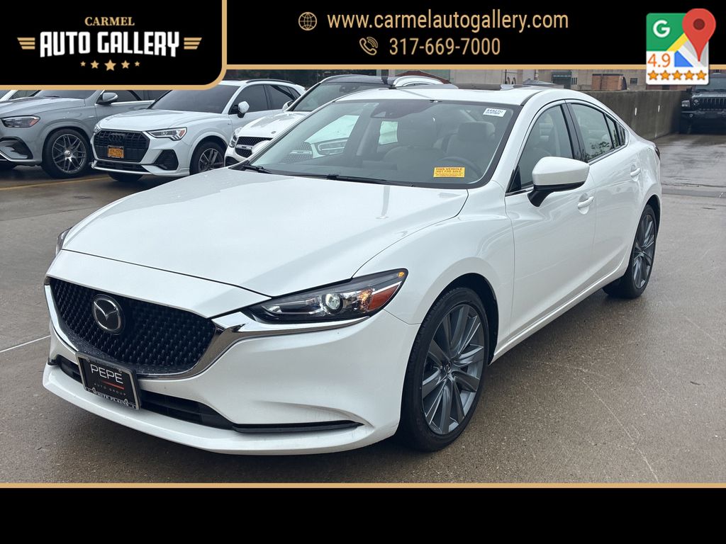 Snowflake White Pearl Mica 2019 Mazda MAZDA6 Sedan Front-Wheel Drive 6-Speed Automatic