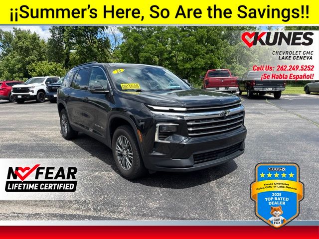 Mosaic Black Metallic 2024 Chevrolet Traverse SUV / Crossover Front-Wheel Drive 8-Speed Automatic