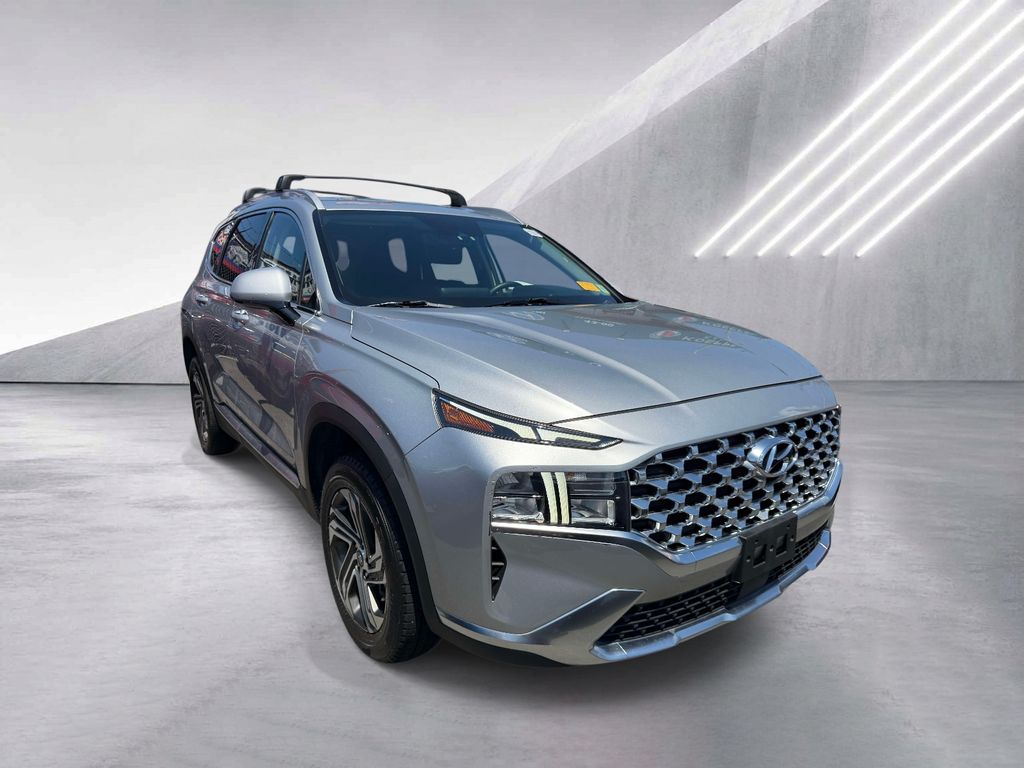 Shimmering Silver Pearl 2022 Hyundai Santa Fe SUV / Crossover All-Wheel Drive 8-Speed Automatic