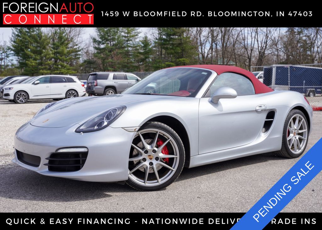 Silver 2015 Porsche Boxster S Convertible Rear-Wheel Drive Automatic