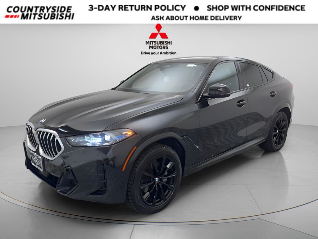 Black Sapphire Metallic 2025 BMW X6 SUV / Crossover All-Wheel Drive 8-Speed Automatic