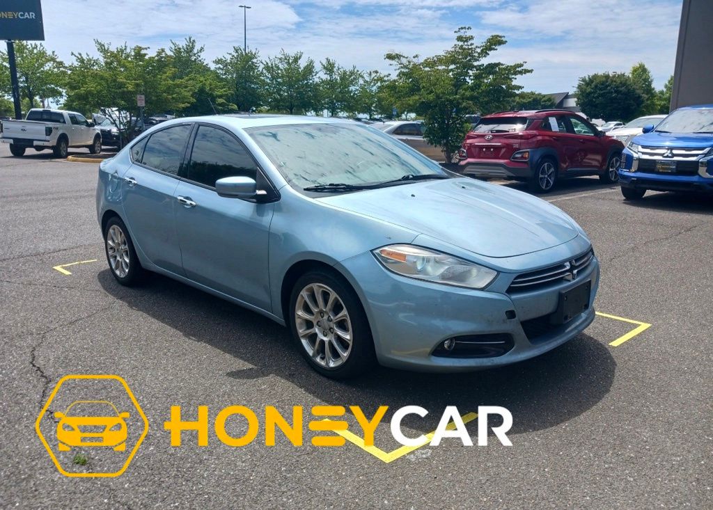 Winter Chill Pearlcoat 2013 Dodge Dart Limited FWD Sedan Front-Wheel Drive 6-Speed Dual Clutch