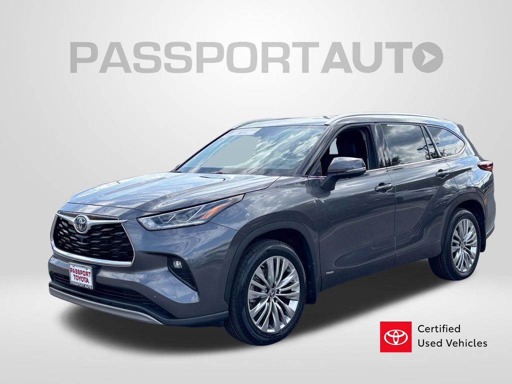 Magnetic Gray Metallic 2024 Toyota Highlander Hybrid SUV / Crossover All-Wheel Drive Automatic