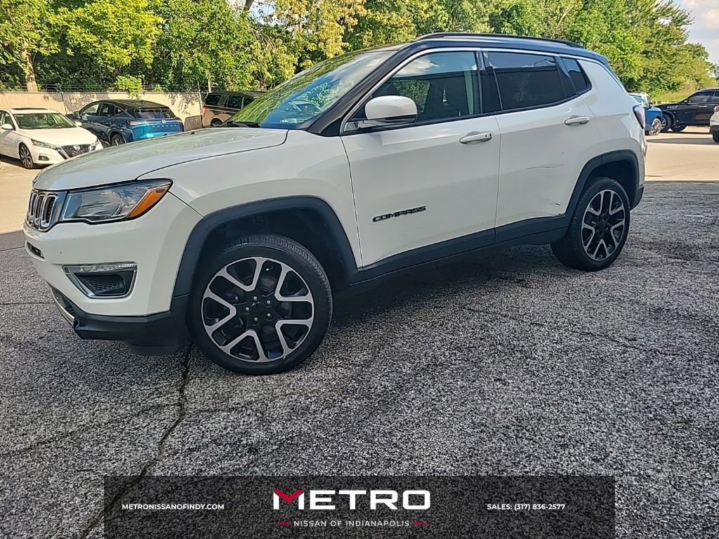 White Clearcoat 2017 Jeep Compass SUV / Crossover Four-Wheel Drive 9-Speed Automatic