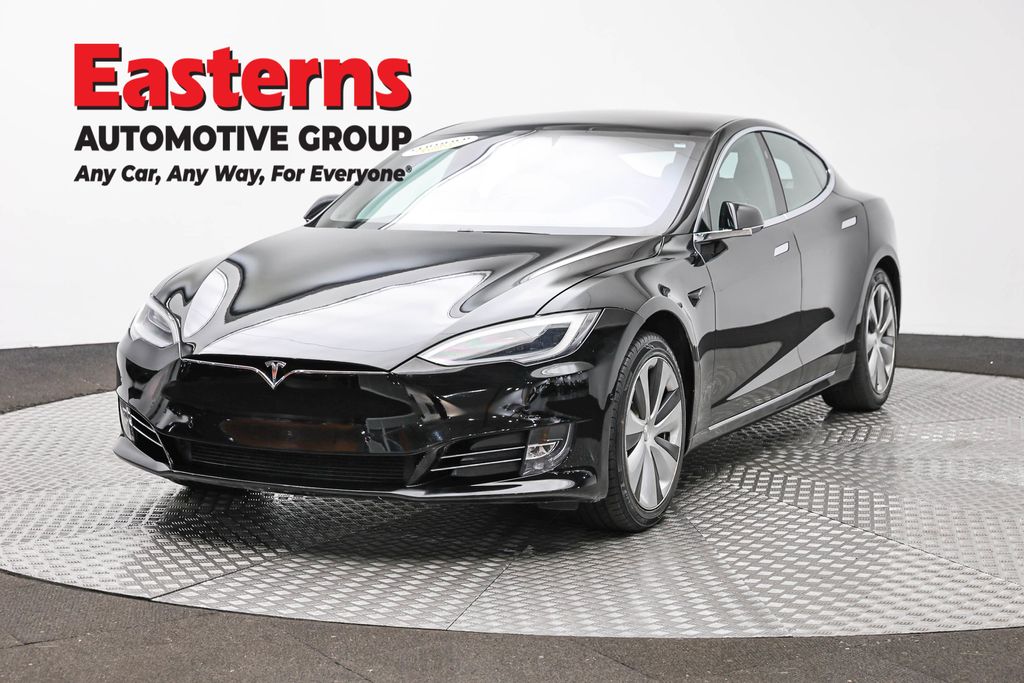 Black 2021 Tesla Model S Long Range Plus AWD Sedan All-Wheel Drive 1-Speed Automatic
