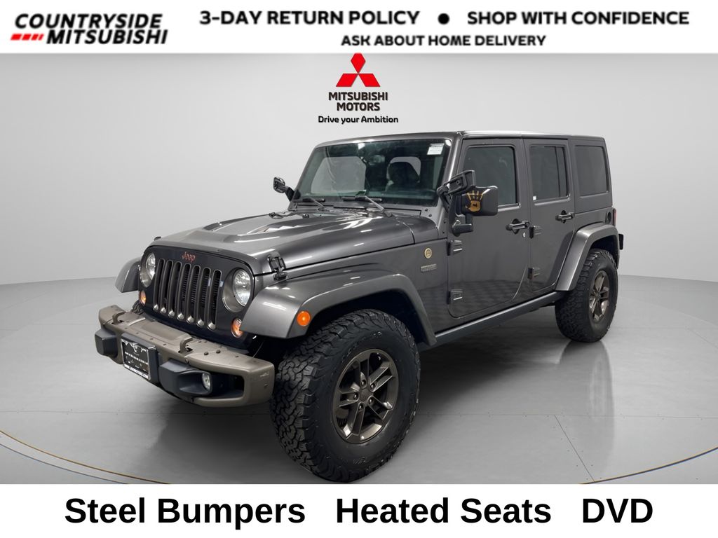 Gray (Granite Crystal Metallic Clearcoat) 2016 Jeep Wrangler Unlimited Sahara 4WD SUV / Crossover Four-Wheel Drive 5-Speed Automatic