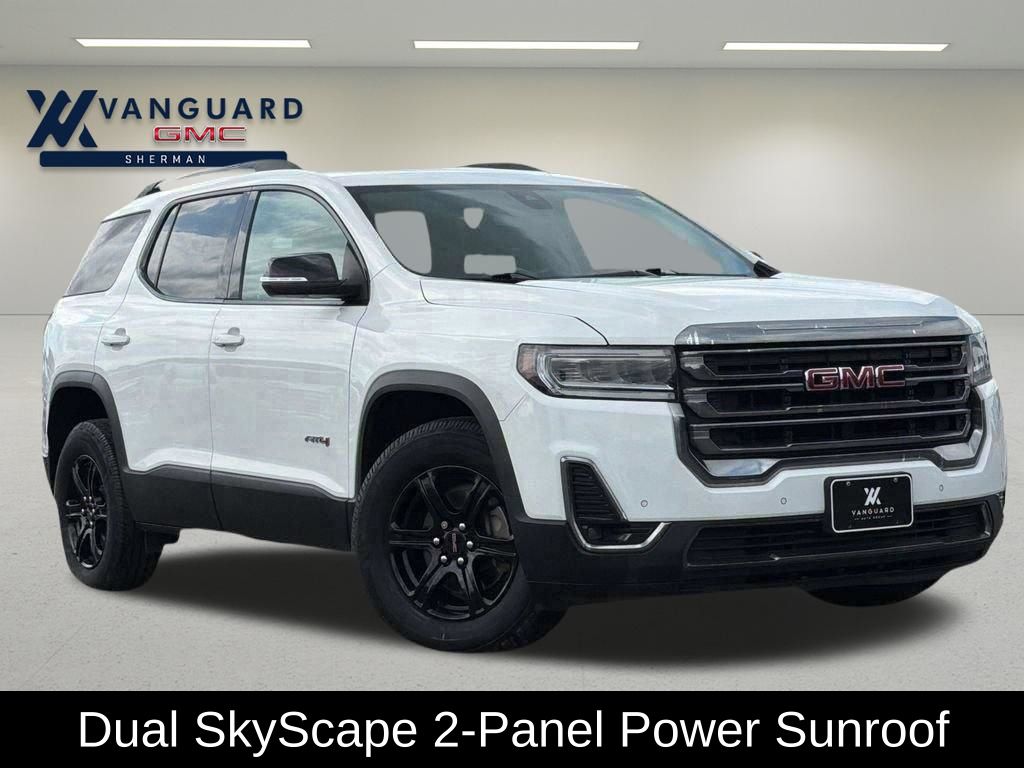 Summit White 2020 GMC Acadia AT4 AWD SUV / Crossover Four-Wheel Drive 9-Speed Automatic